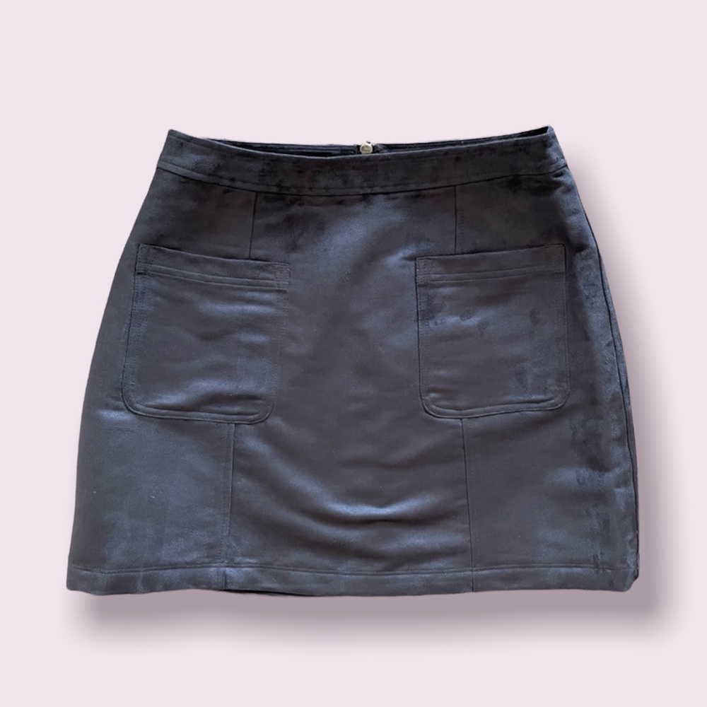 Old Navy || faux suede skirt